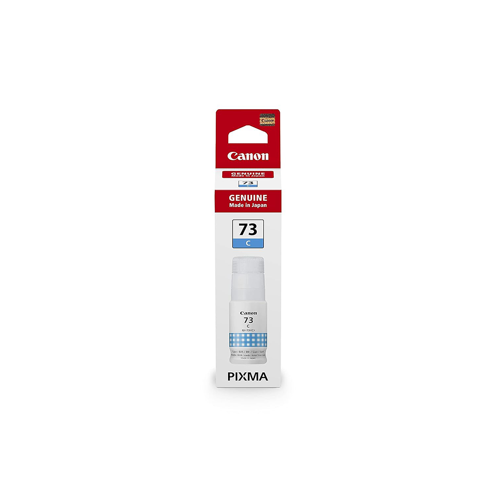 Canon 73 Cyan Inkjet Ink Bottle view 3